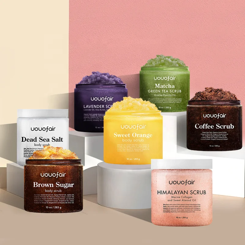 

Eclaircissant Gommage Corporel Blanchissant Exfoliant Naturel aux Fruits et Sels de Sucre