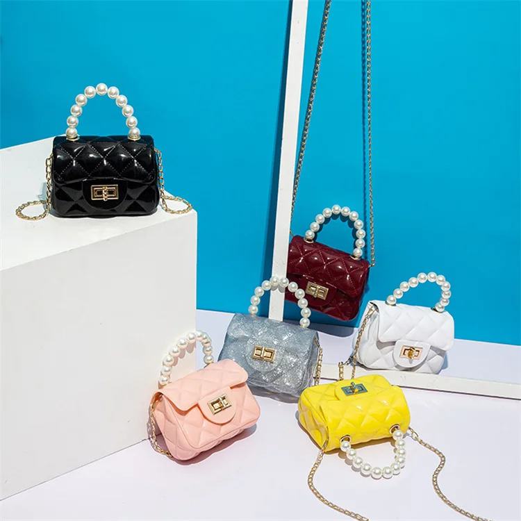 

Hongxi ODM China Trending Women Cute Clutch Pearl Handbag Designer Brand Womens Fashion Name Brand Purses Mini Wallet Girl Bags, Pls see the color choice