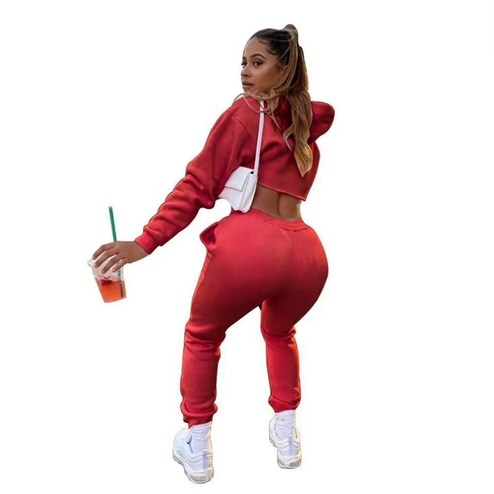 

Custom Unisex Design Oversized Hoodie Cotton Sweat Suit Hoodie Two Piece Set