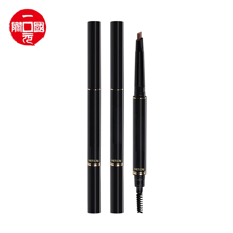 

Waterproof automatic extremely eyebrow pencil cosmetic with brush brow