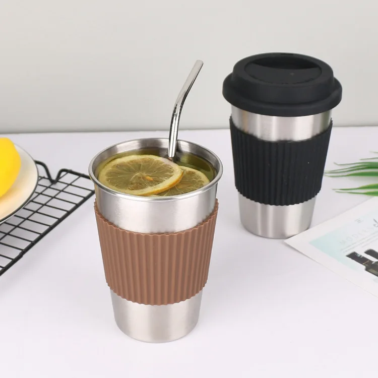 

16 oz stainless steel tea cup stainless steel mug cup with high quality, Customized color