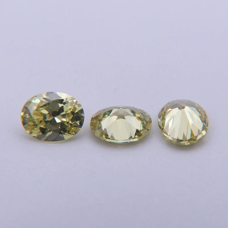 

Oval Cubic Zirconia Olive 5a Zirconia