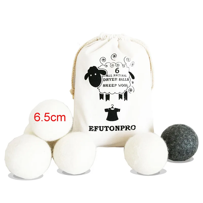 

Natural 100% eco wool laundry felt wool dryer balls, Customized color