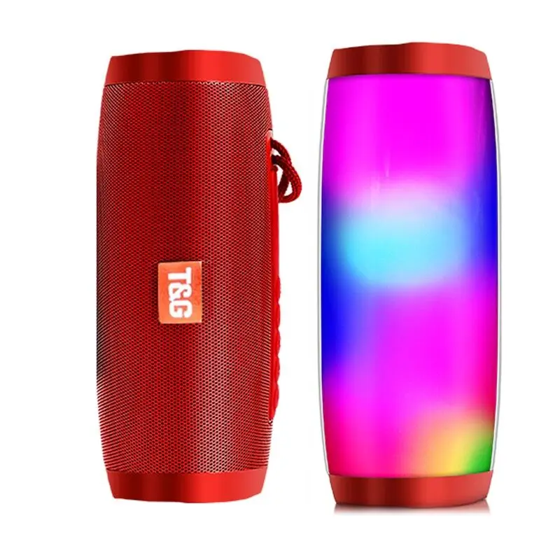 

TG157 Hot sale blue tooth bass speaker with color LED wireless T&G horn speaker supported OEM fashion portable speaker