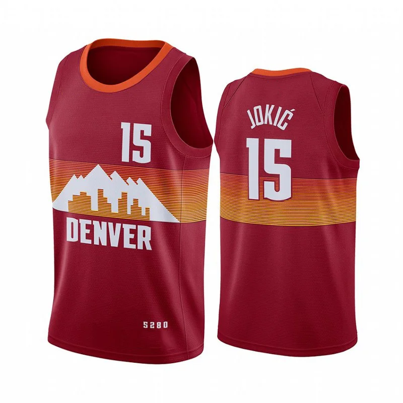 

NBAs- Team Nuggets #15 Jokic #27 Murray Classic Designer High Quality with Logo Men Retro Mesh Basketball Jerseys Shorts