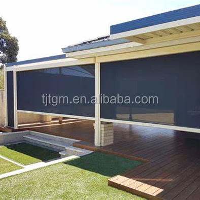 
Manual or electric effective zip track roller blinds horizontal European roller blinds headrail 