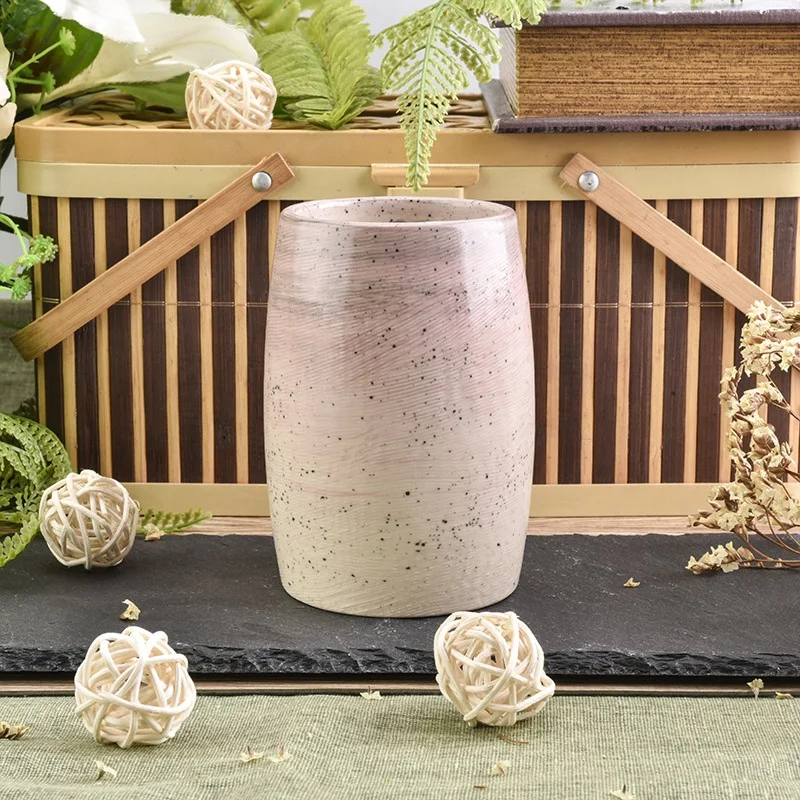 Luxury Ceramic Candle Vessels For Home Decoration