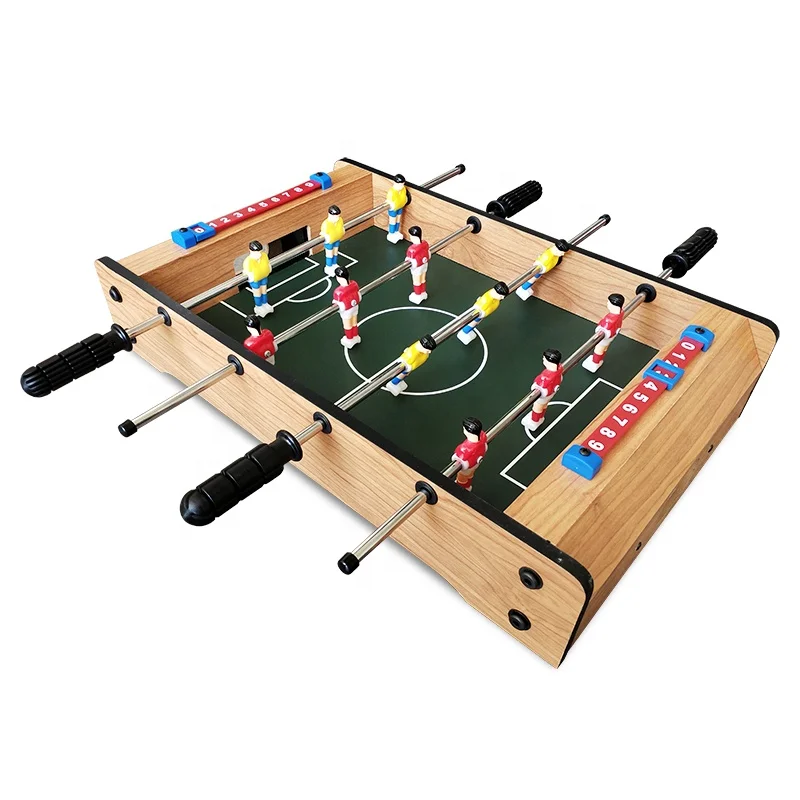 

Cheap Price Mini-Sized Foosball Toys Baby Foot Table Top Soccer Game Hand Play Game Football Table For Kid