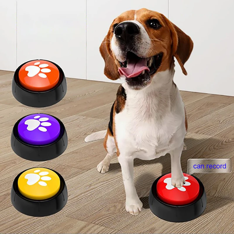 

Multiple Colors talking buttons for dogs recordable dog training speaking buttons dog buttons for communication