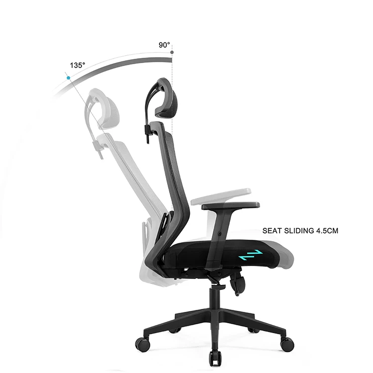 Best Selling New Design Ergonomic Mesh Back Task Chair On Sale Office