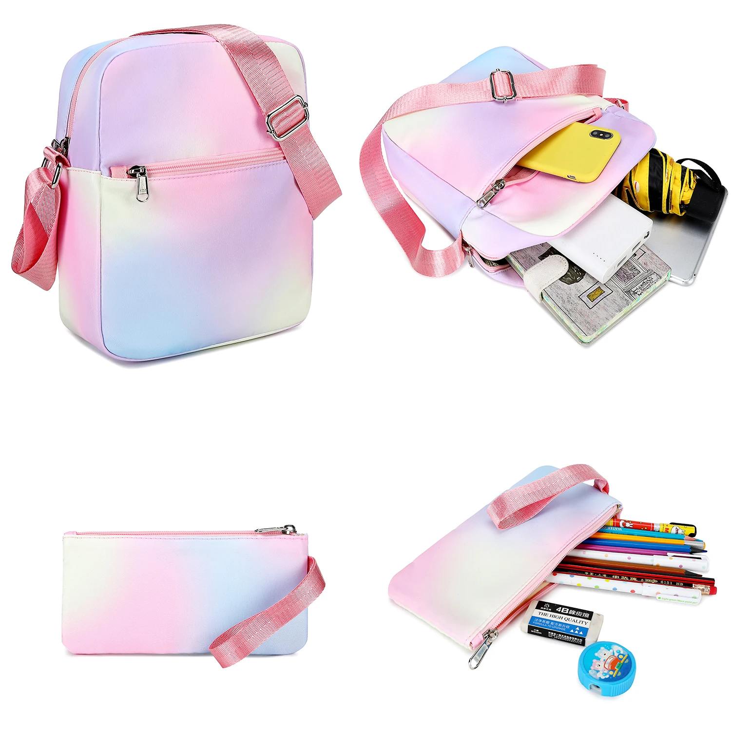 Wholesale Custom School Backpack Girls School Book Bags Set Kids