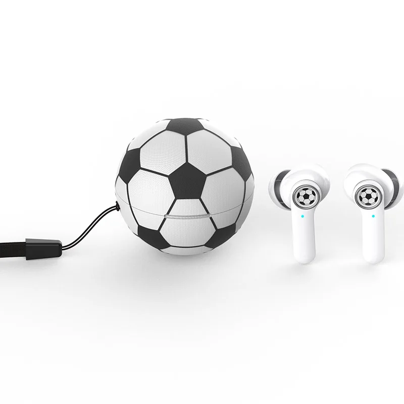 

2021Original Basketball Football Baseball Design Bt Earphone Headphone Wireless Headset Portable Earbuds For Christmas Gifts