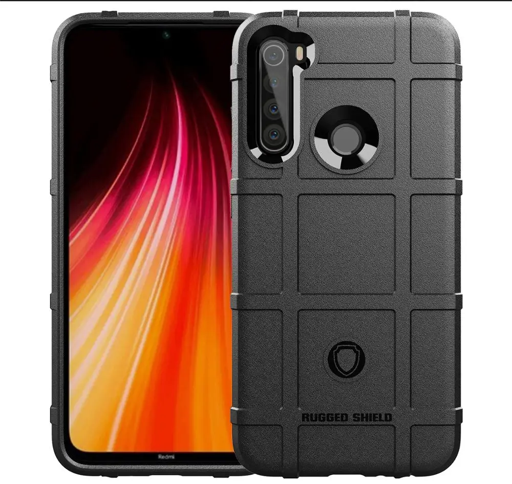 shockproof tpu mobile phone case for xiaomi redmi note 8 back cover