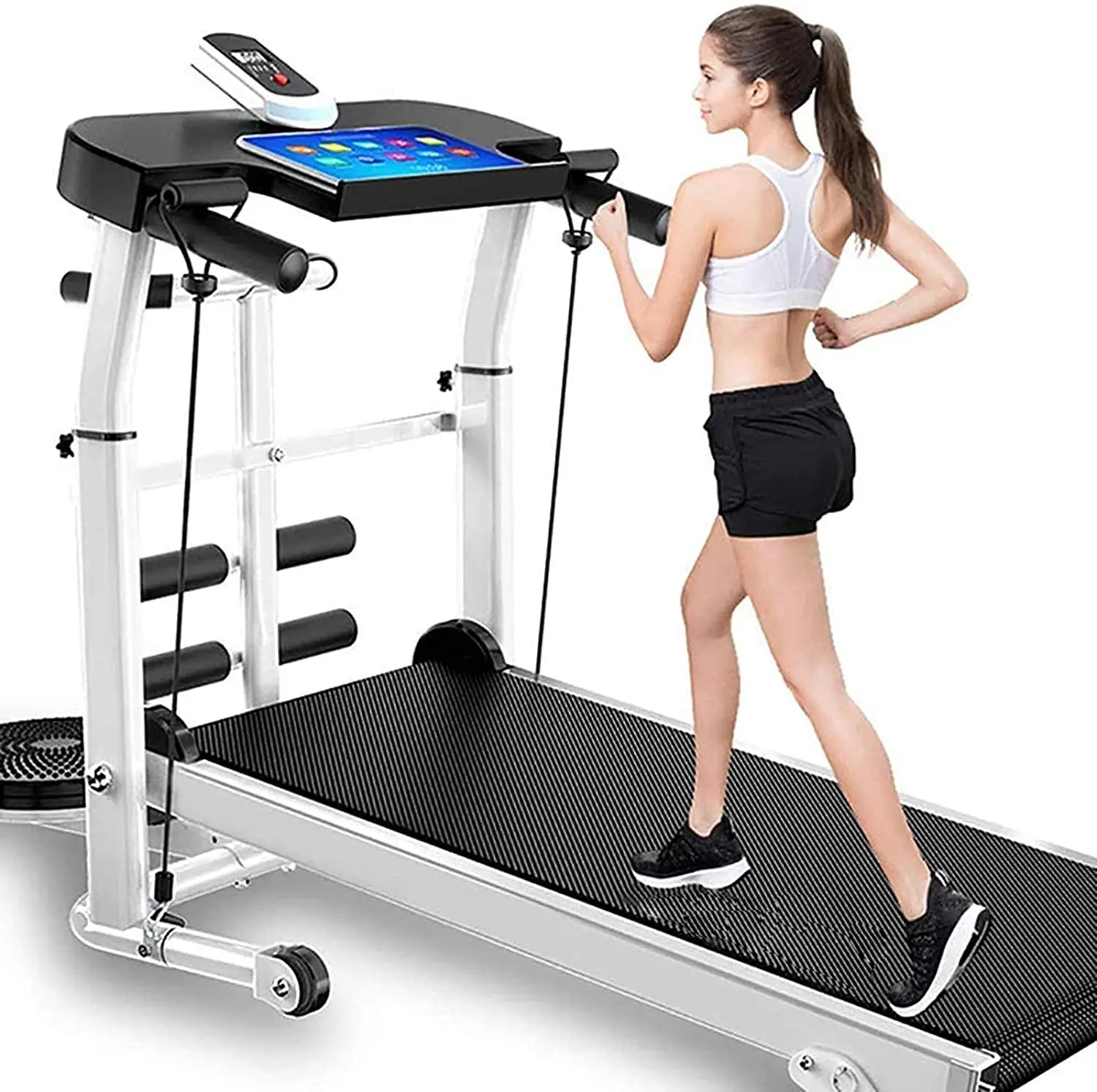 

EU stock Mini Foldable Treadmill small indoor folding household treadmill mini silent weight loss fitness equipment