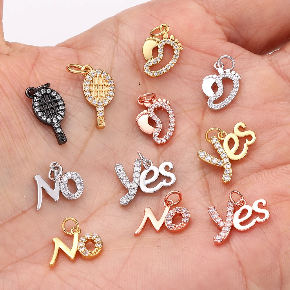 

2021 New Letter Jewelry Making Supplies Cute Fashion Golden Charm Pendant Charms Diy Earrings Necklace Bracelet DIY Accessories