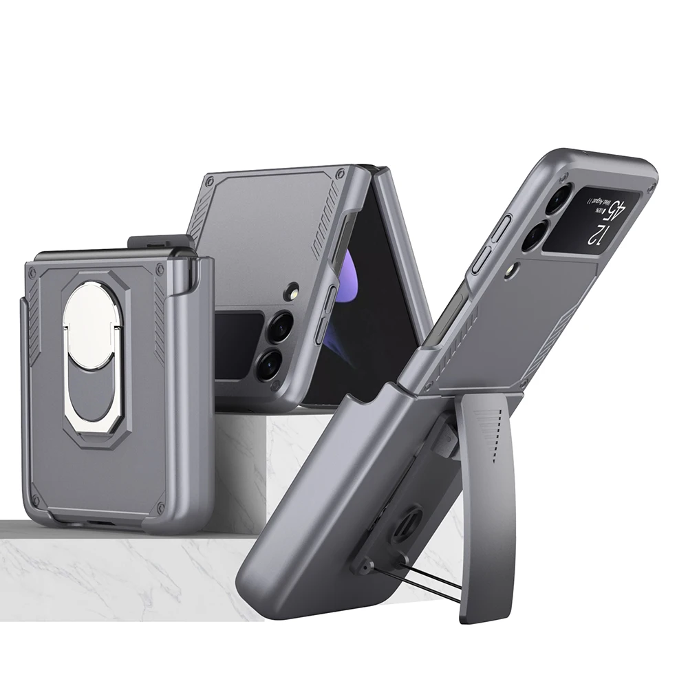 

Z fold 3 case with bracket anti-fall cover for samsung galaxy z flip 3 case