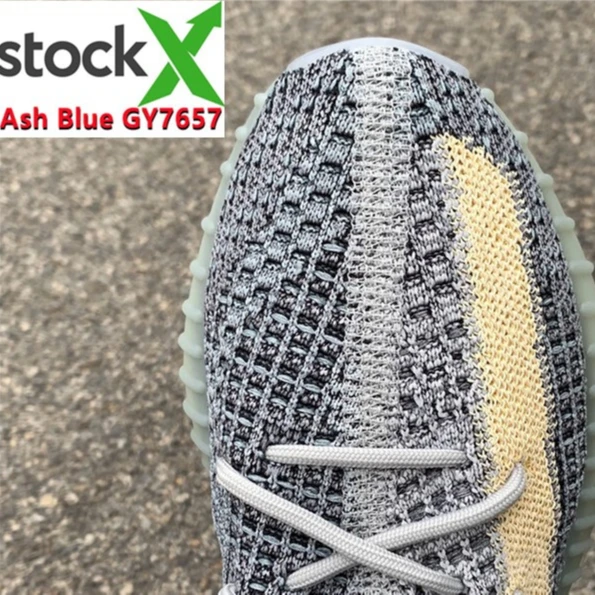 

stockx stickers original 1:1 quality yeezy 700 trend sneakers yezzy 350 V2 ash blue in bulk leisure youth men's shoes
