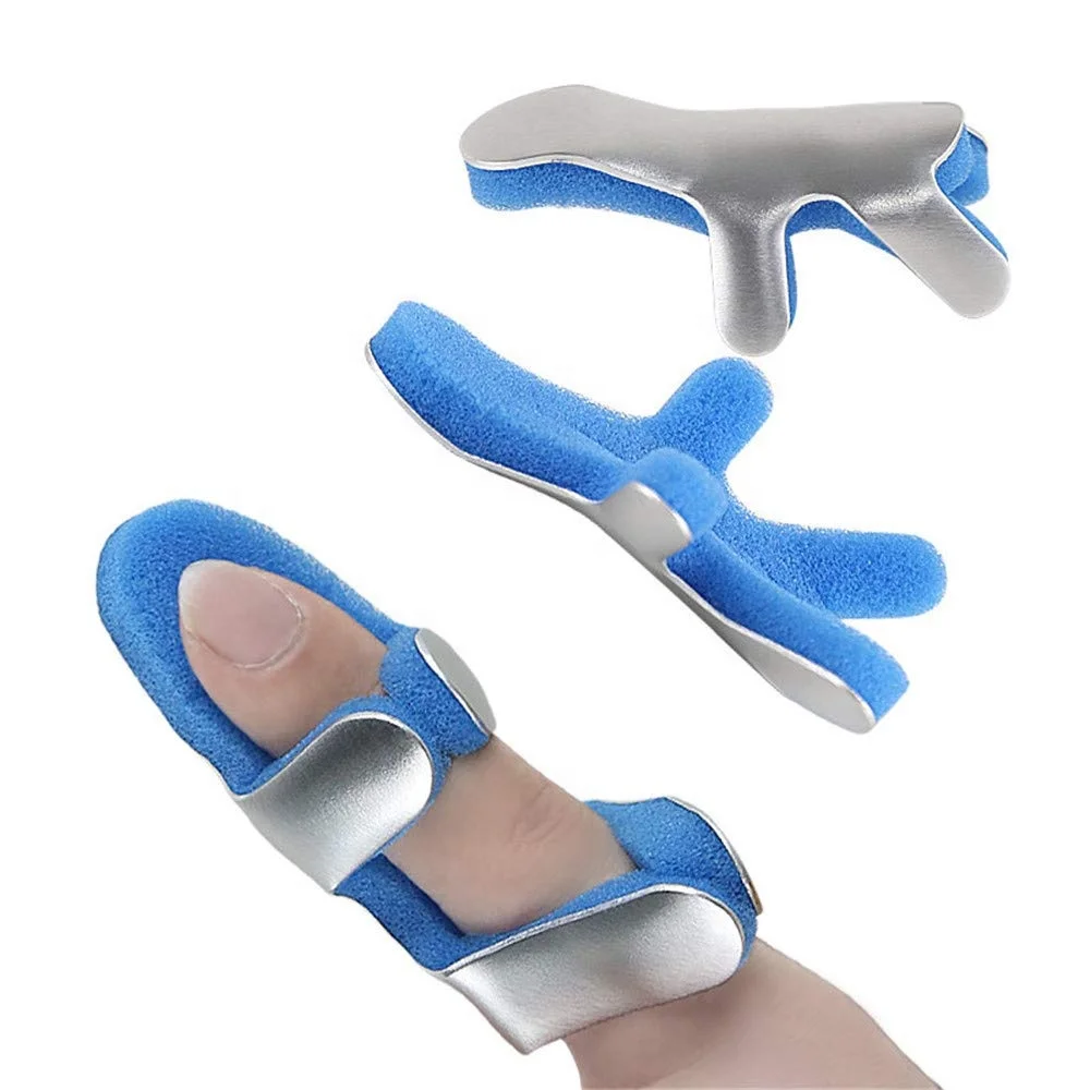 

Amazon Most Popular Orthopedic Finger Extension Splint with sponge, Blue