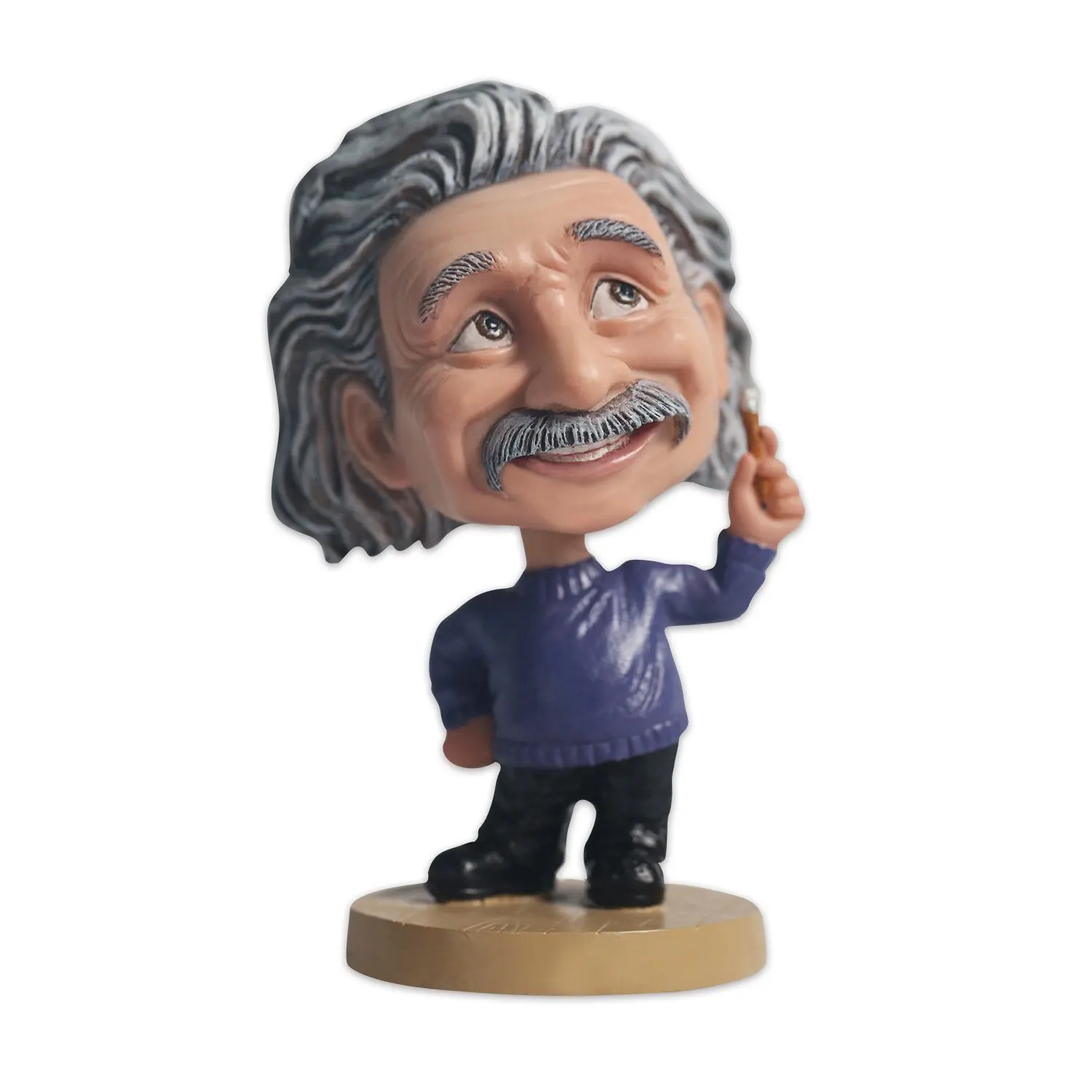 Desk Decor Dolls2u Albert Einstein Bobblehead Einstein Doll Car Dashboard Bobblehead Accessories Purple