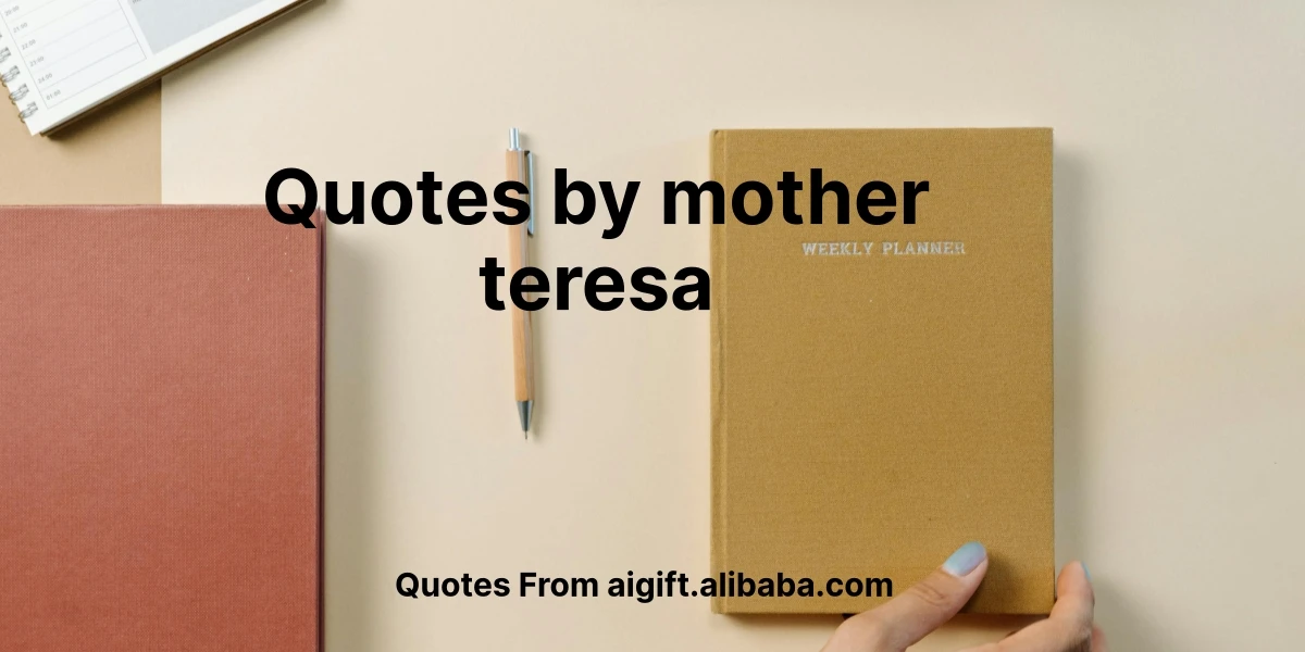 quotes by mother teresa