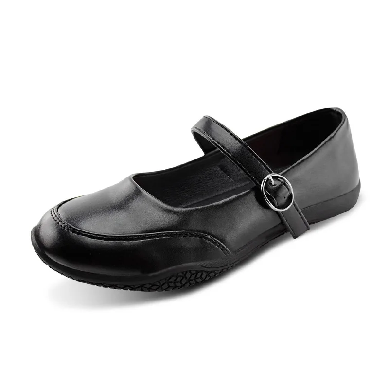 

Kids black Girls School Shoes Classic Mary Jane Dress Flats
