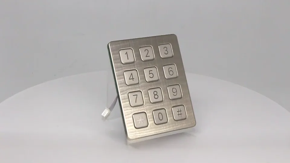 Ip65 Metal Numeric Keypad Digital Door Lock Keypad Buy Numeric Keypad