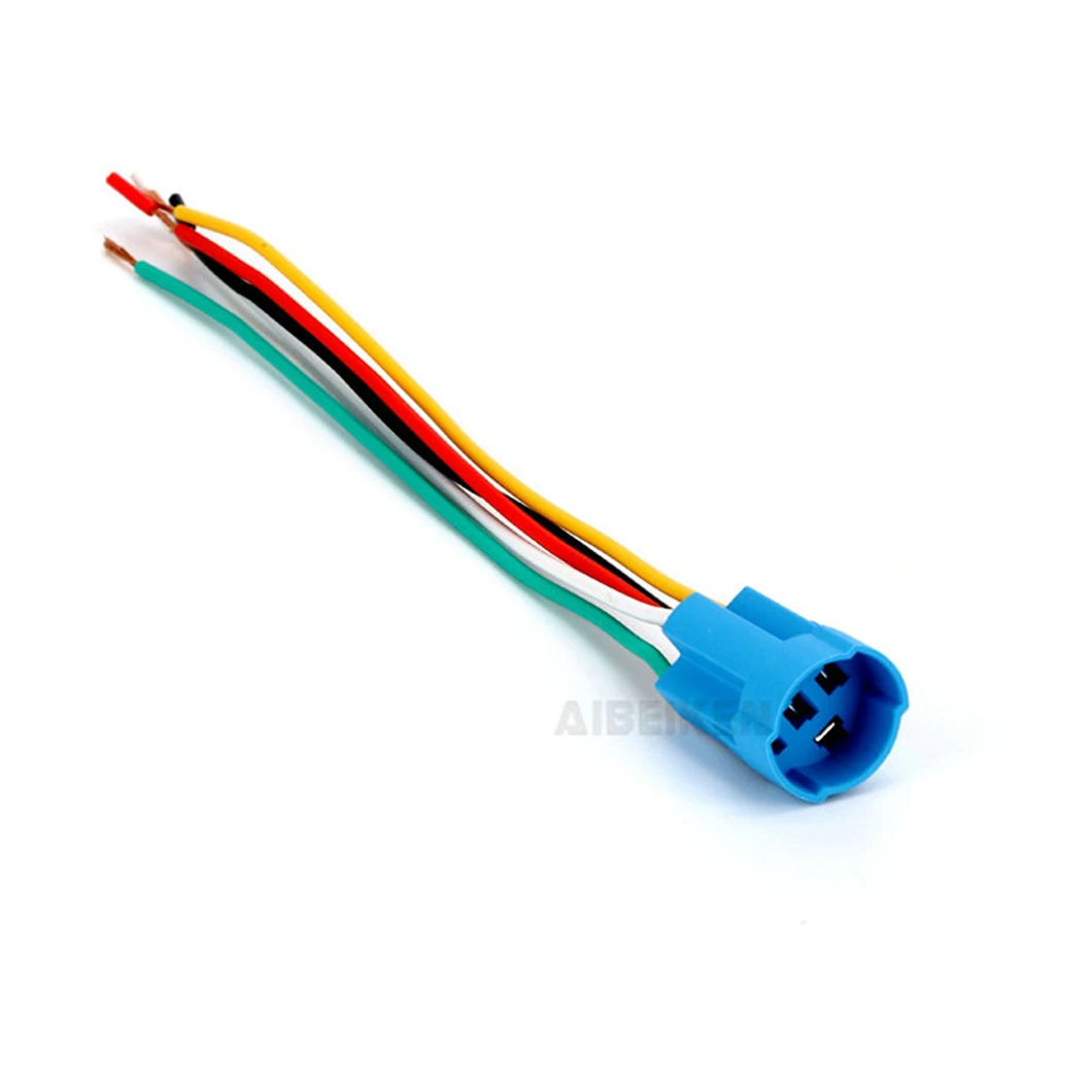 

ABILKEEN 16mm Metal Push Button Switch Cable Harness Connector with 3/5/6/8 Pin Wire Long 150MM For 16MM U Series Push Button