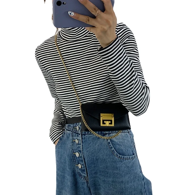 

Wholesale New Fashion Snakeskin Removable Multi-function Shoulder Crossbody Women Clutch Waist Bag, Picture color, can be customized