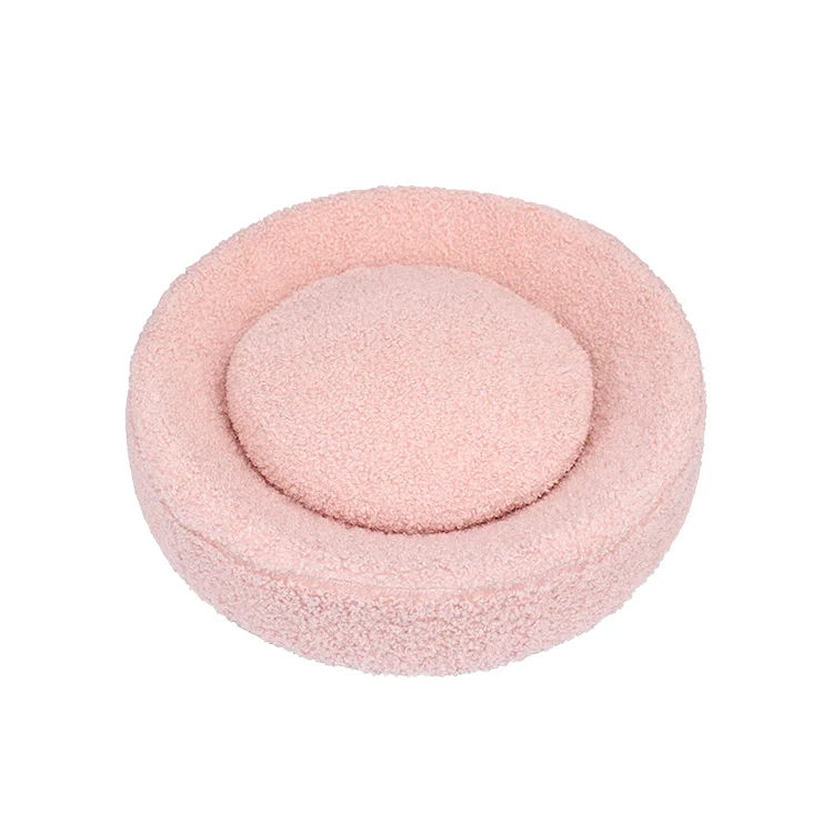 

Luxury Round Houses Washable Cushion Pet Dog Beds For Good Sleep