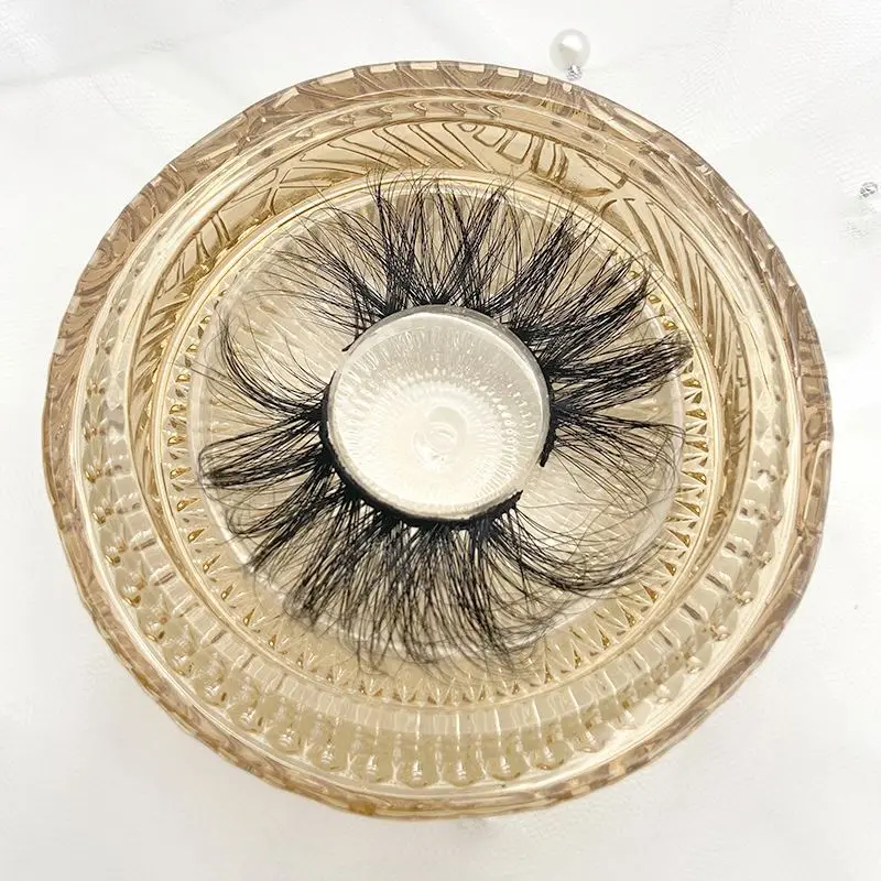

New Trend Wholesale Lashes Boxes Custom 3d 25mm Mink Eyelash Vendors Eyelashes, Natural black or colorful