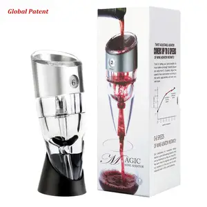 Image of FDA & LFGB Amazon best seller Promotion Bar Accessories Red Wine Patent Decanter aerating wine aerator pourer Gift set