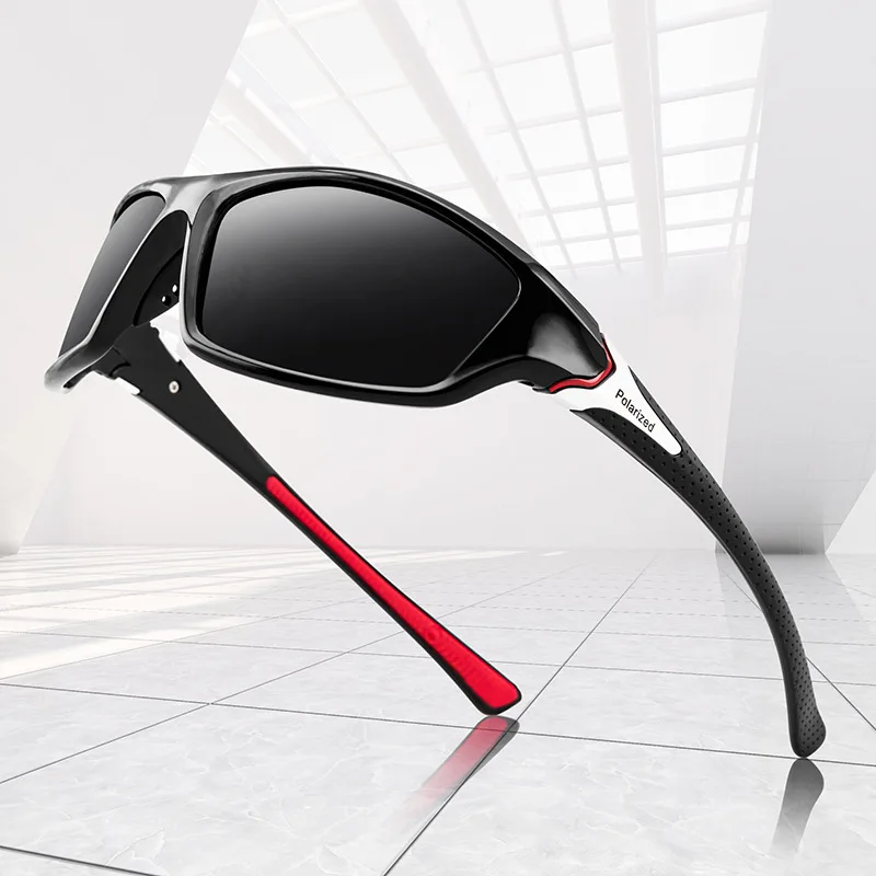 

Bike Fishing Cycling Sun Glasses, Men TAC Polarized Lens Sport Sunglasses