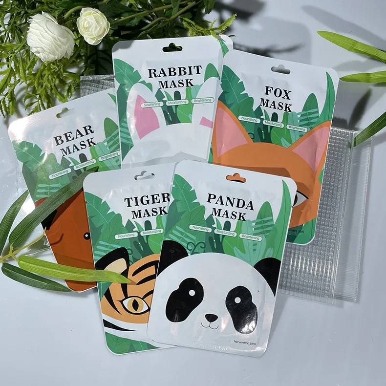 

MOOYAM Private Label Custom Animals Sheet Masks Moisturizing Whitening Facial Animal Face Mask
