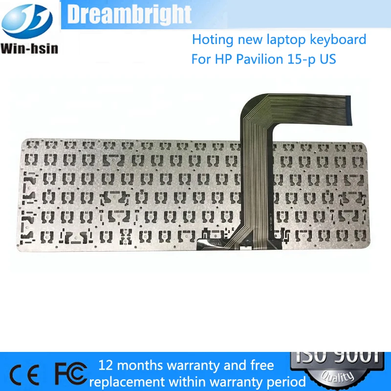 New US keyboard for HP Pavilion 15-p 17-f 15-p000 17-f000 15t-p000 17t-f000 