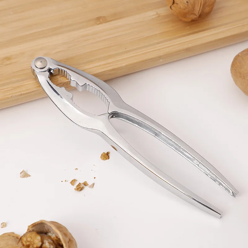 

Factory Sales Kitchen Gadgets Walnut Clip Tool Nut Cracker Cheaper Price, Silver