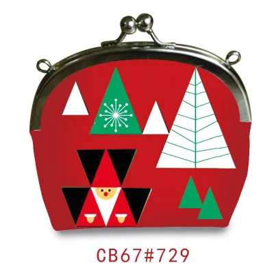 

European style soft PU leather small coin wallet mini purse women metal kiss lock custom coin purse for Christmas