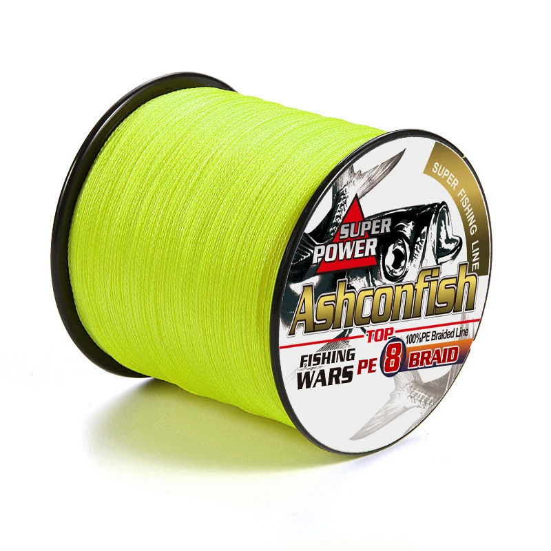 

Whoesale Braided fishing line 8 strands 300m Super Strong Multifilament PE braided fishing line, Red;blue;yellow;green;white;gray, pink