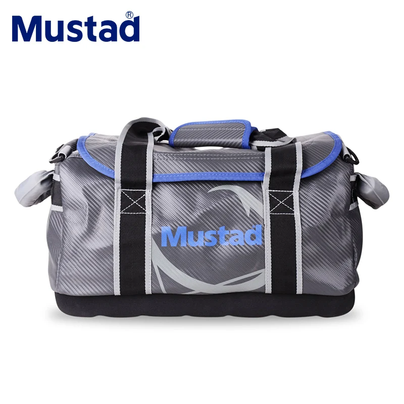 

MUSTAD MB014 Multifunctional Handbag Large Capacity PVC Waterproof Bag Lure Case Fish Pesca Fishing Tackle, As the picture