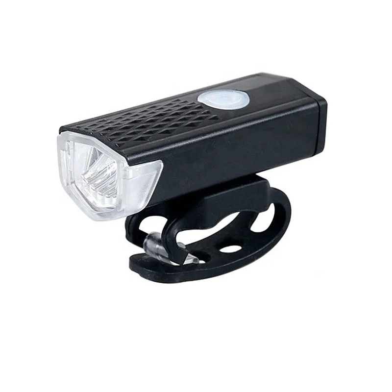 

Bicycle Bike Light USB Rechargeable Bicycle Front Light Waterproof bike Headlight cycle headlight, Black