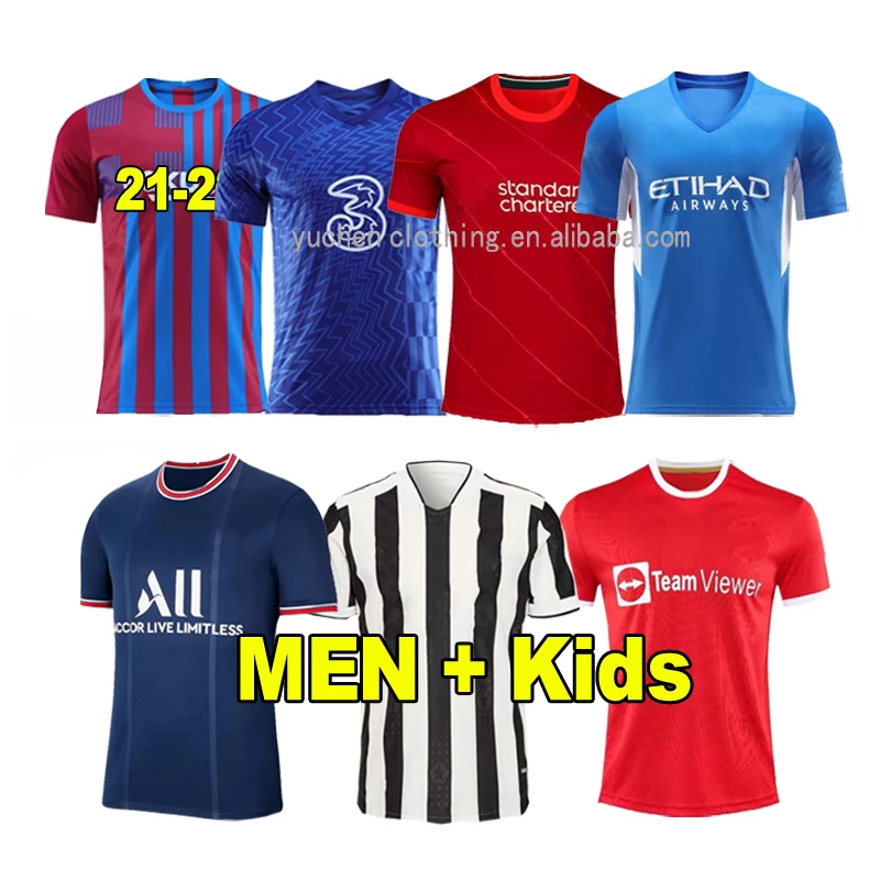 

2021 Custom Sublimation Cheap Soccer Jersey Camisetas De Futbol Football Jersey Soccer Wear, All are avaliable