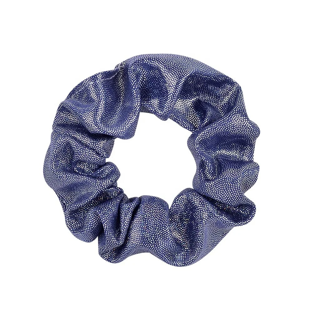 
2020 new fashion unique design wholesale rainbow colorful hair glitter scrunchies pack 