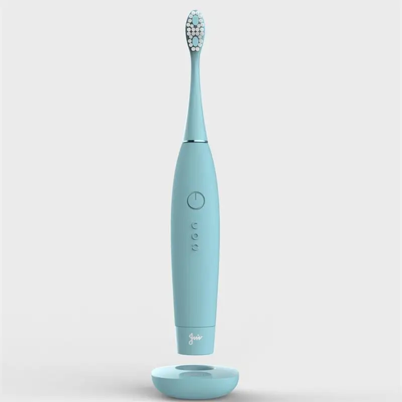 

Sonic Whitening Home Travel Use Teeth Clean Equipment Induction Wireless Rechargeable IPX7 Waterproof Silent Electric Toothbrush, Green pink blue