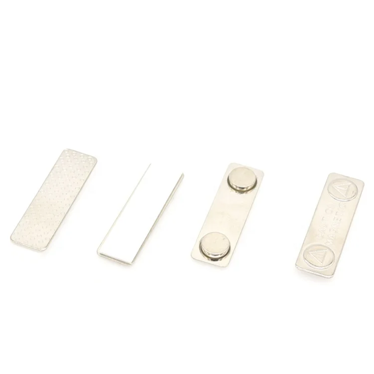 

ASB plastic various sizes square button magnetic badge magnet