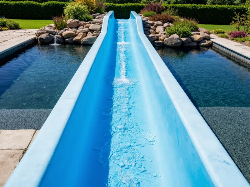Proper water flow setup for DIY slip and slide