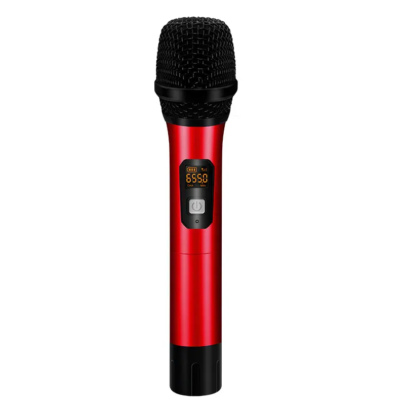 

HOT SALE FAST DELIVERY dynamic UHF wireless karaoke microphone dual