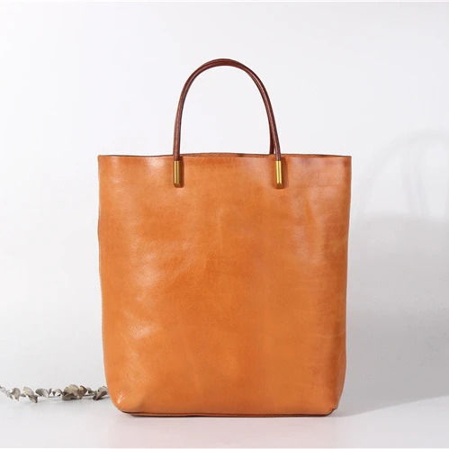 

Vegetable Cowhide Leather shopping bag Women Handbags Shoulder Pack Women Handbags Ladies Genuine Leather Messenger Tote bag, Customized