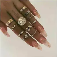 

Fashion italian gold rings set for women Wholesale N99172