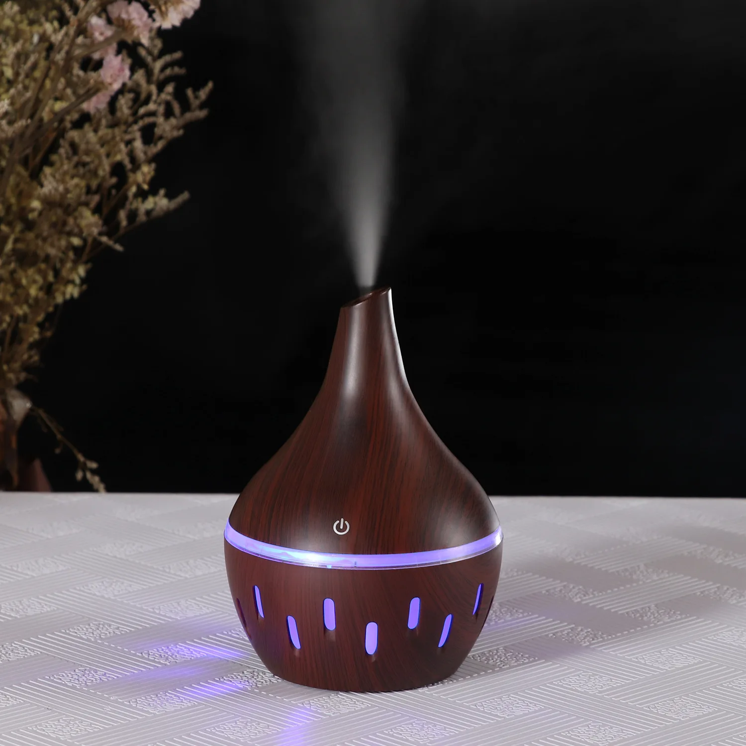 Factory Directly Classic Onion 300ml Air Mist Usb Wood Grain Home Aroma