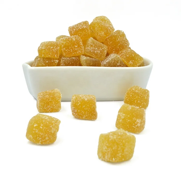 
Sweet and Spicy Crystallized Ginger Dice/Candied Ginger Cube 