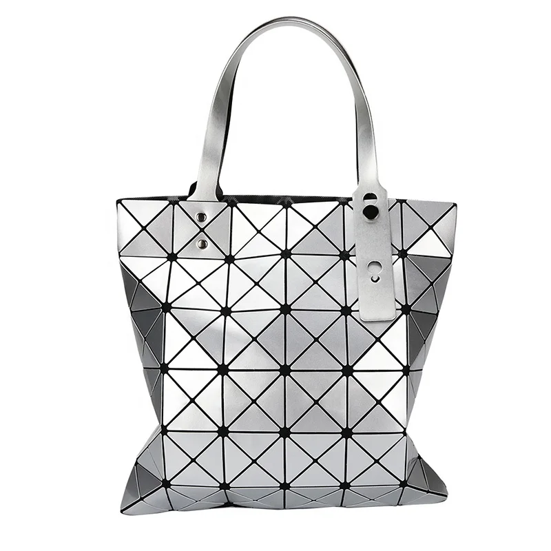

Hot Sale Foldable Solid Color Geometric Luxury Handbags For Women, 4 colors